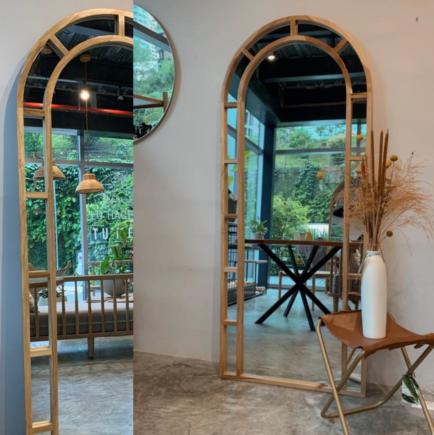 Espejo Ilmo en marco de madera