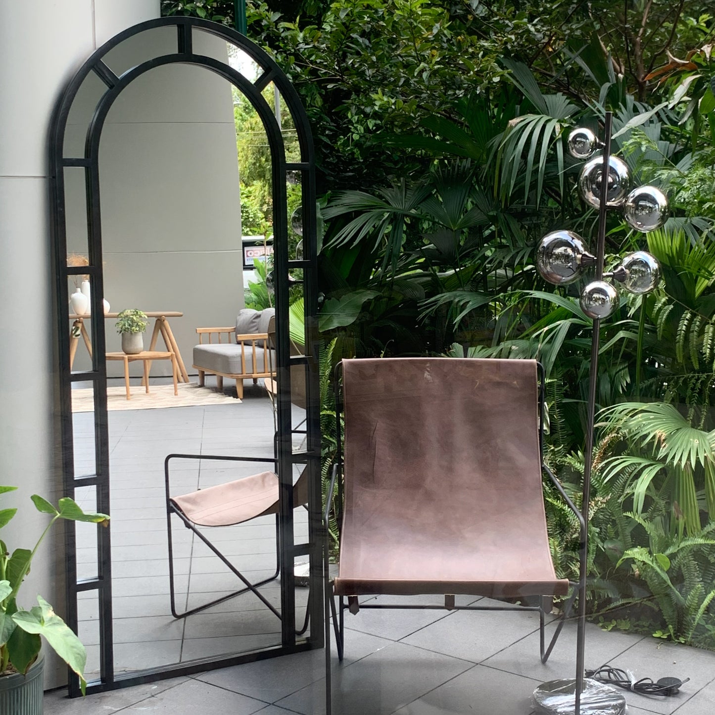 Espejo Ilmo en marco de madera