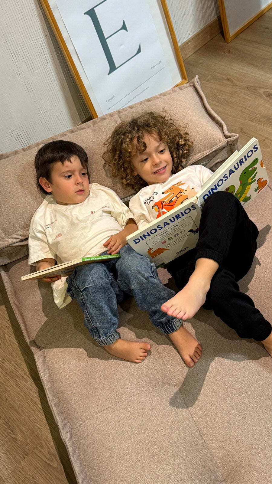 SOFACAMA KIDS TAUPE en uso