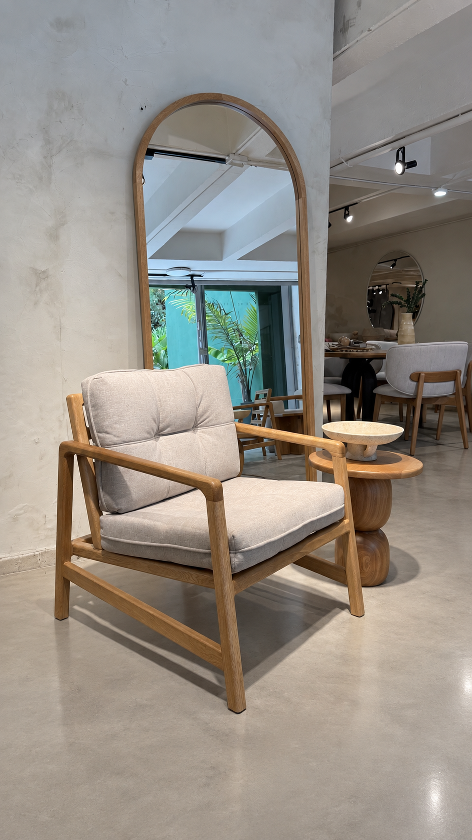 Silla EVA - tapicería clara